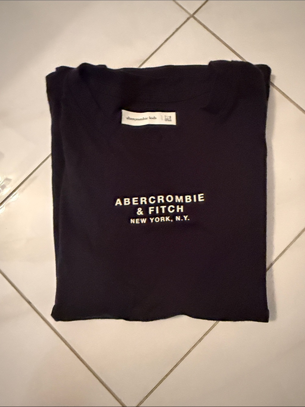 Abercrombie Kids Logo T-Shirt Size 7/8